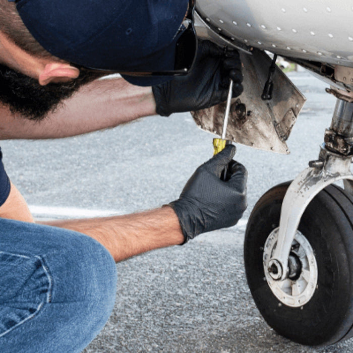 Ammex Gloveworks RDT Black Nitrile PF Ind Gloves 8 Mil Disposable Gloves Great Glove