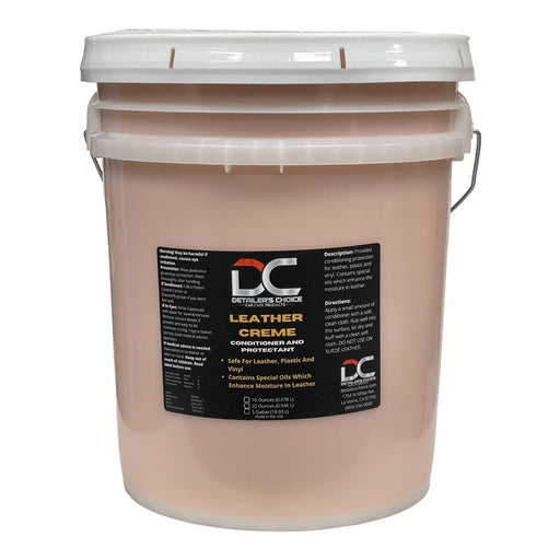 Brown Leather Crème - Conditioner and Protectant 5 Gallon Leather Conditioner Detailer's Choice, Inc. 5 Gallon 