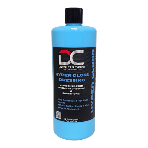 Hyper Gloss Premium Concentrated Dressing Rubber Dressing Detailer's Choice, Inc. 32oz