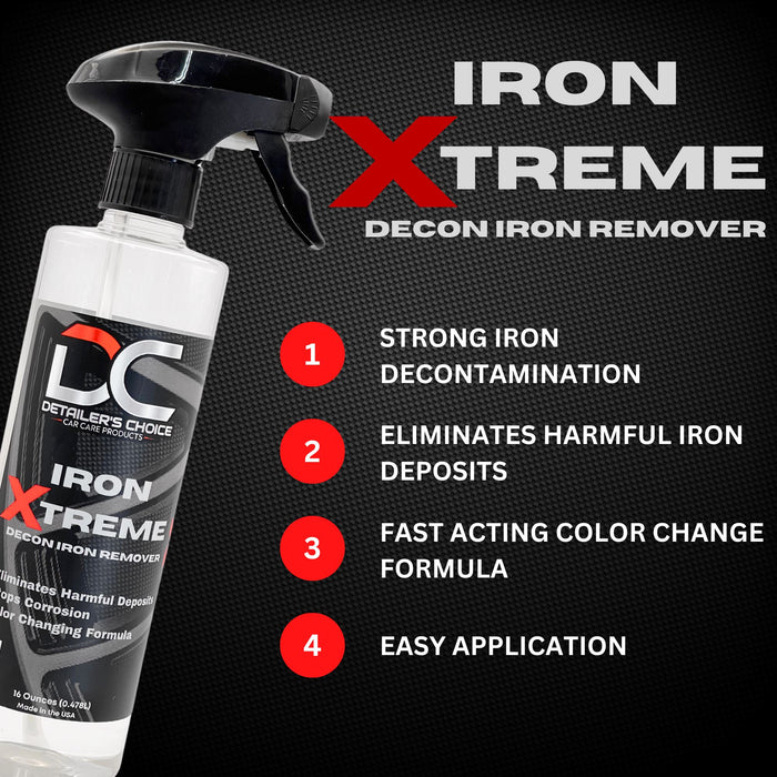 IronXtreme™ - Iron Contamination Remover Iron Remover DETAILER'S CHOICE, INC.