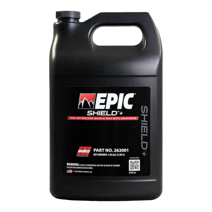 MALCO EPIC® SHIELD™+ SIO2 WATERLESS WASH & WAX WITH GRAPHENE Ceramic Waterless Malco® Automotive 128oz 