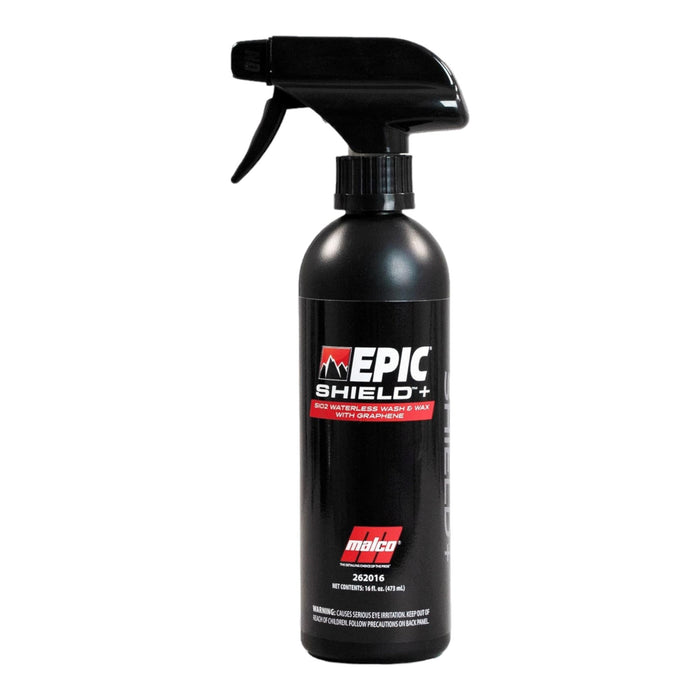 MALCO EPIC® SHIELD™+ SIO2 WATERLESS WASH & WAX WITH GRAPHENE Ceramic Waterless Malco® Automotive 16oz 