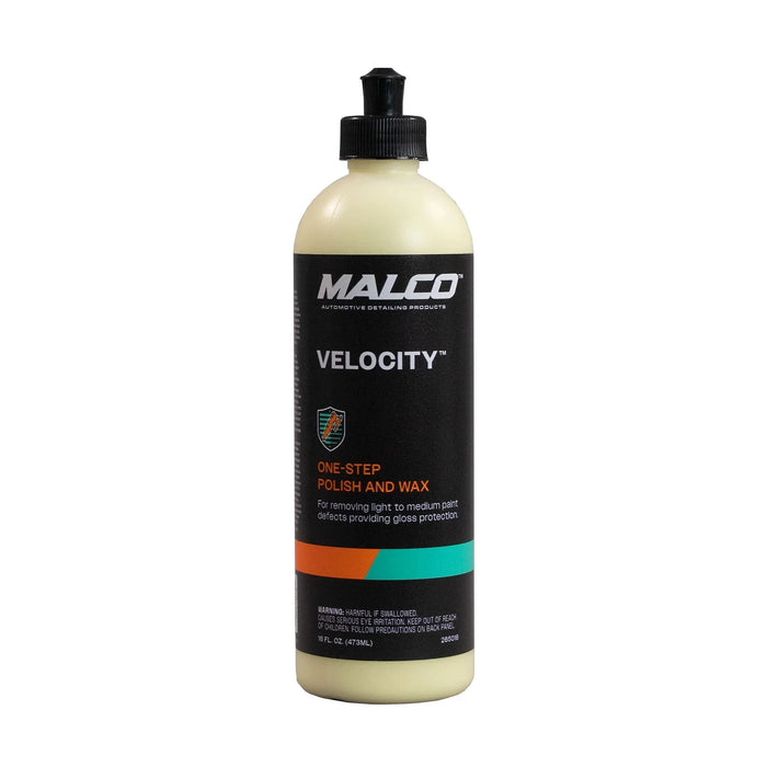 MALCO VELOCITY™ One-Step Polish and Wax Paint Correction Malco® Automotive 16oz
