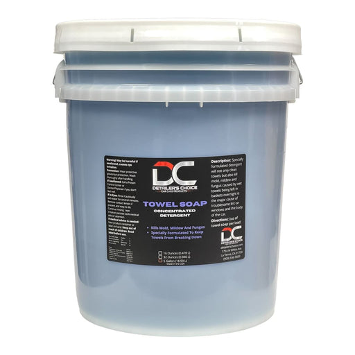 Premium Towel Soap - Concentrated Micro-Fiber Towel Detergent 5 Gallon Towel Soap DETAILER'S CHOICE, INC. 5 Gallon