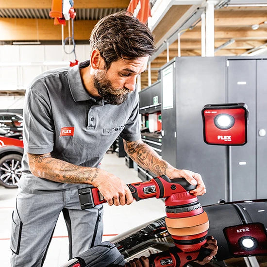 The FLEX DWL 2500 12/18V LED Detailing Light Work Light Flex