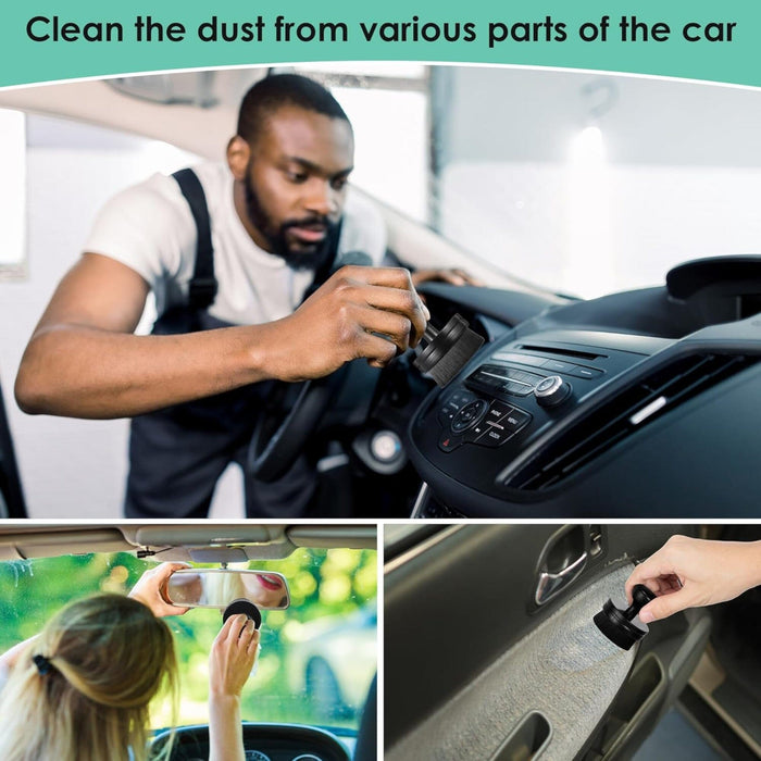 Tire Shine Brush with Storage Base – Soft Bristle Tire Dressing Applicator Applicator Detailer's Choice, Inc.