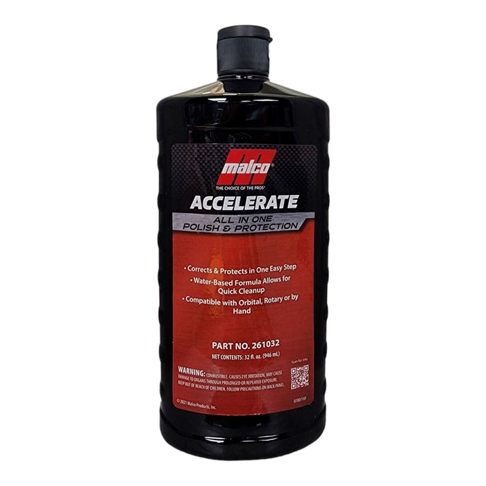 ACCELERATE - ALL IN ONE POLISH & PROTECTION Paint Correction Malco® Automotive 32oz