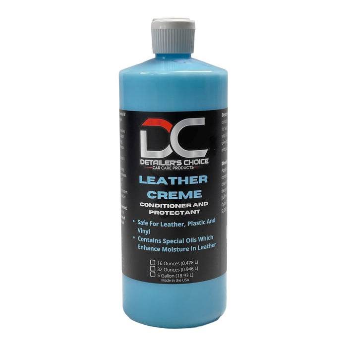 Blue Leather Crème - Conditioner and Protectant Leather Conditioner Detailer's Choice, Inc. 32oz