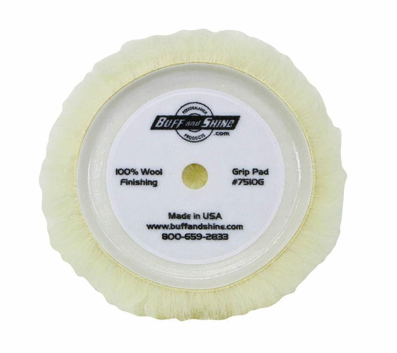 Buff and Shine® 7.5" Knitted 100% Natural Wool Grip Pad™ Pads Buff & Shine Mfg., Inc.