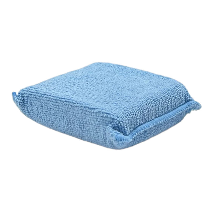 Buff and Shine® Blue Micro Fiber Multi-Purpose Applicator Cleaning Sponge Buff & Shine Mfg., Inc. 3x5 Inch Single