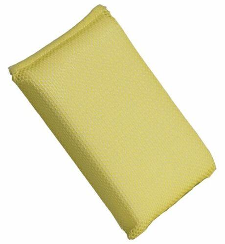 Buff and Shine® Yellow Nylon Mesh Bug Sponge Auto Scrubber BSA57 Cleaning Sponge Buff & Shine Mfg., Inc. 1 Piece