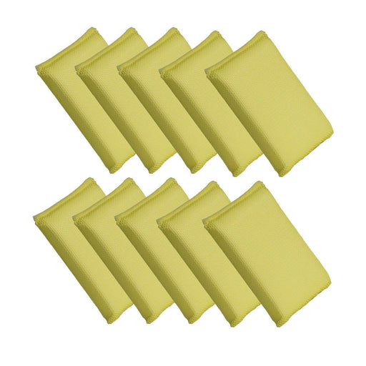 Buff and Shine® Yellow Nylon Mesh Bug Sponge Auto Scrubber BSA57 Cleaning Sponge Buff & Shine Mfg., Inc. 12 Piece