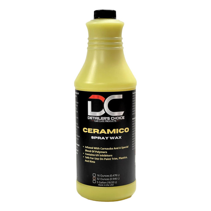 Ceramico™ Polymer Spray Wax Spray Wax DETAILER'S CHOICE, INC. 32oz