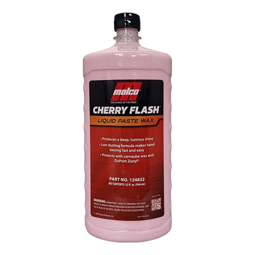 CHERRY FLASH® LIQUID PASTE WAX Hand Wax Malco® Automotive 32oz