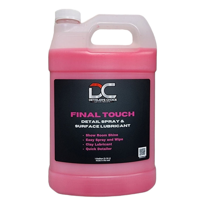 Final Touch Quick Detail Spray Detail Spray DETAILER'S CHOICE, INC. 1 Gallon