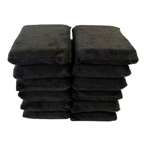 Hi-Tech Microfiber Wax Applicator Pad Black Applicator Pad Hi-Tech Industries 12 Piece