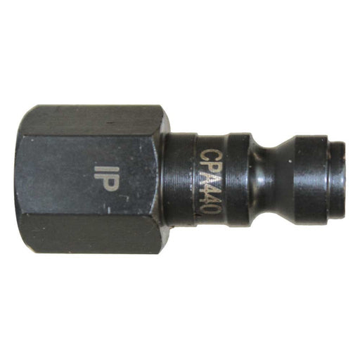 Interstate Pneumatics CPA440 1/4 Inch Automotive Steel Coupler Plug x 1/4 Inch Female NPT (Black) Parts Interstate Pneumatics