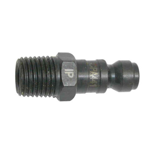 Interstate Pneumatics CPA441 1/4 Inch Automotive Steel Coupler Plug x 1/4 Inch Male NPT (Black) Parts Interstate Pneumatics