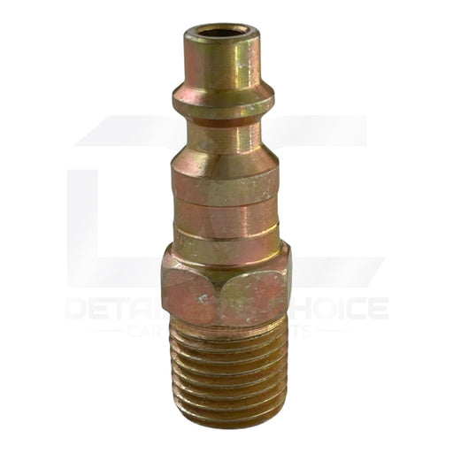 Interstate Pneumatics CPH441 1/4 Inch Industrial Steel Coupler Plug x 1/4 Inch Male NPT Car Wash Solutions Interstate Pneumatics