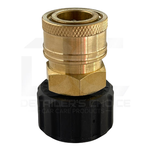Interstate Pneumatics PW7154 M22 Male Fitting x 3/8 Inch QC, Brass Coupler Pressure Gun Parts Interstate Pneumatics
