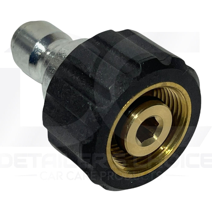 Interstate Pneumatics PW7156 3/8 Inch Steel Plug x M22 Female Threads Pressure Gun Parts Interstate Pneumatics