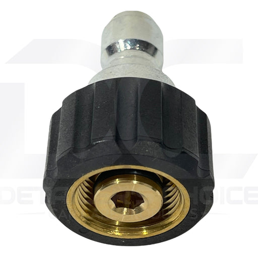 Interstate Pneumatics PW7156 3/8 Inch Steel Plug x M22 Female Threads Pressure Gun Parts Interstate Pneumatics