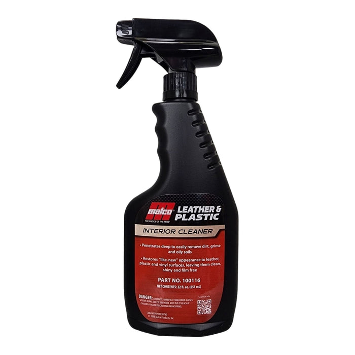 MALCO LEATHER & PLASTIC CLEANER Interior Cleaner Malco® Automotive 22oz