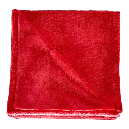 Microfiber Edgeless Towel Scratch-Free, Safe for All Surface, 380 GSM, 16"x16" Microfiber Towel Golden State Trading, Inc. 1 Piece Red 
