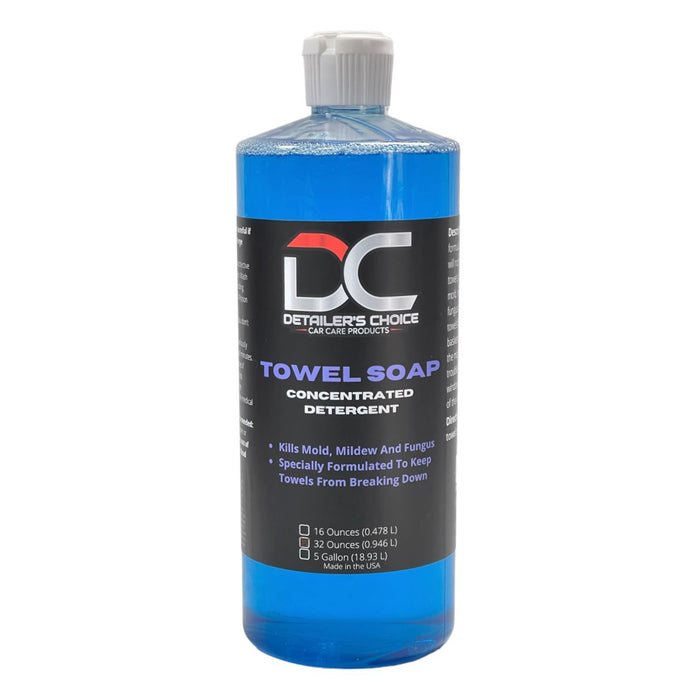 Premium Towel Soap - Concentrated Micro-Fiber Towel Detergent Towel Soap DETAILER'S CHOICE, INC. 32oz 