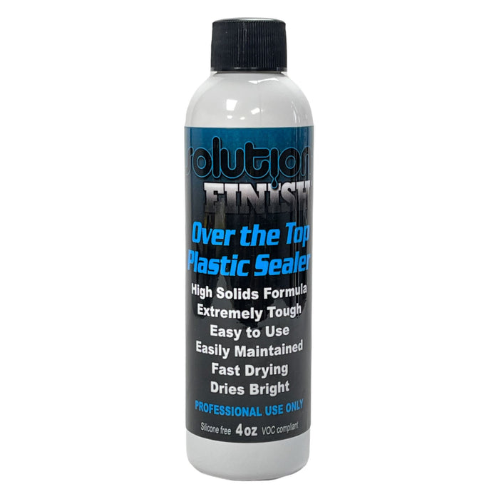 Solution Finish Over The Top Plastic Sealer - 4oz Exterior Restorer Solution Finish