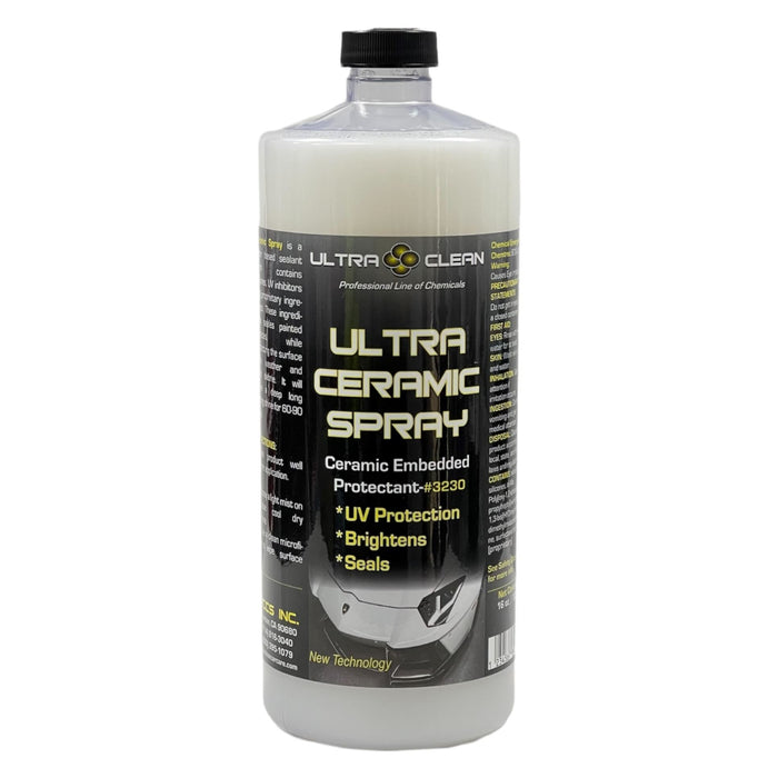 Ultra Clean® Ultra Ceramic Spray #3230 Spray Wax Ultra Clean Car Care 32oz