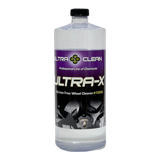 Ultra Clean® Ultra X Iron Remover #12555 Wheel Cleaner Ultra Clean Car Care 32oz 