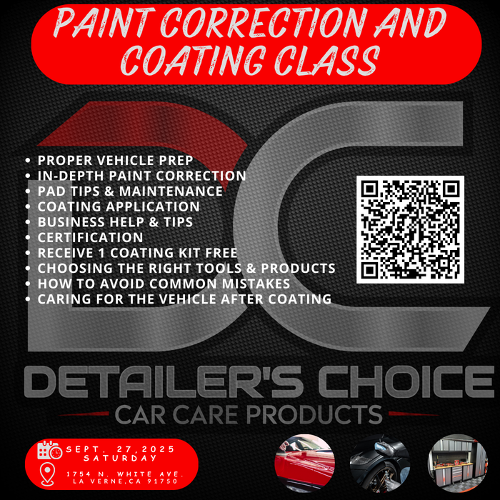 Detailer's Choice Paint Correction and Coating Certification Class