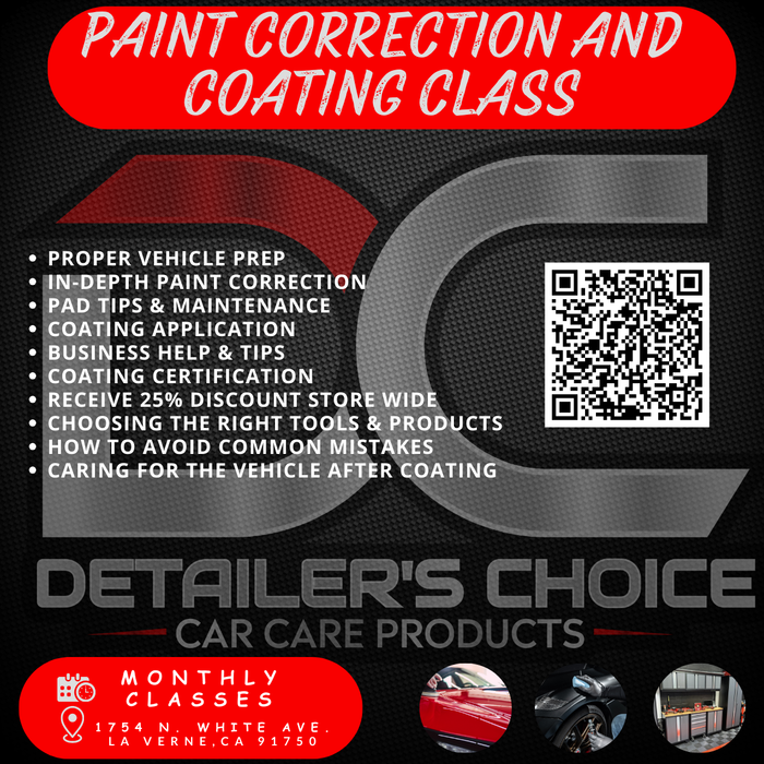Detailer's Choice Paint Correction and Coating Certification Class