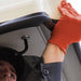Ammex Gloveworks RDT Orange Nitrile PF Ind Gloves 8 Mil Disposable Gloves Great Glove 