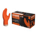 Ammex Gloveworks RDT Orange Nitrile PF Ind Gloves 8 Mil Disposable Gloves Great Glove Medium 