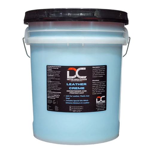 Blue Leather Crème - Conditioner and Protectant 5 Gallon Leather Conditioner Detailer's Choice, Inc. 5 Gallon 