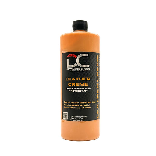 Brown Leather Crème - Conditioner and Protectant Leather Conditioner Detailer's Choice, Inc. 32oz 