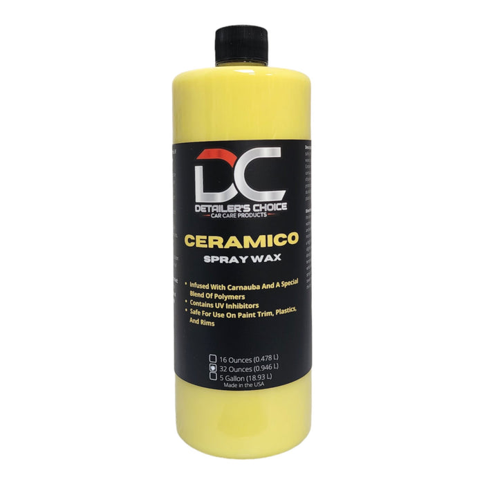Ceramico Hybrid™ Polymer Spray Wax Spray Wax DETAILER'S CHOICE, INC. 32oz 