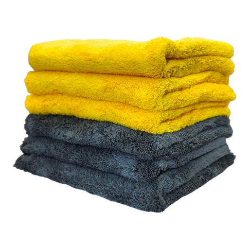 Edgeless Dual-Faced Microfiber Buffing Towel 700GSM Microfiber Towel Golden State Trading, Inc. 12 Pieces Yellow 