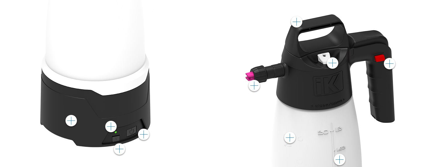 IK e Foam Pro 2 | Professional Battery-Powered Foam Sprayer Industrial Sprayer Goizper Group 