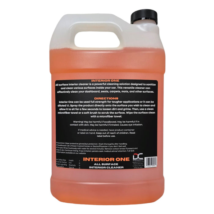 Interior One™ All Surface Cleaner Interior Cleaner DETAILER'S CHOICE, INC. 