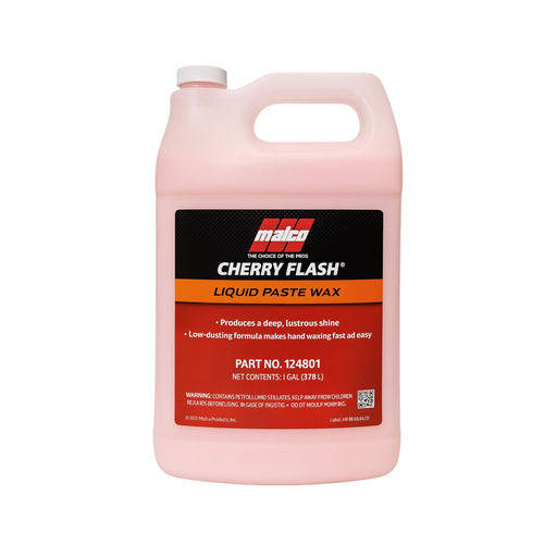 MALCO CHERRY FLASH® LIQUID PASTE WAX Hand Wax Malco® Automotive 128oz 