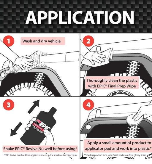 MALCO EPIC® REVIVE NU - TRIM AND CLADDING RESTORER Ceramic Coating Malco® Automotive 