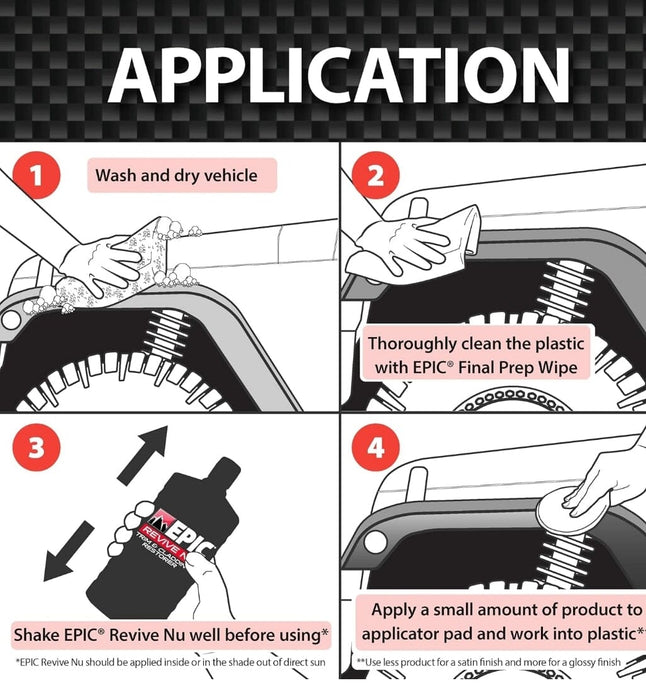 MALCO EPIC® REVIVE NU - TRIM AND CLADDING RESTORER Ceramic Coating Malco® Automotive 