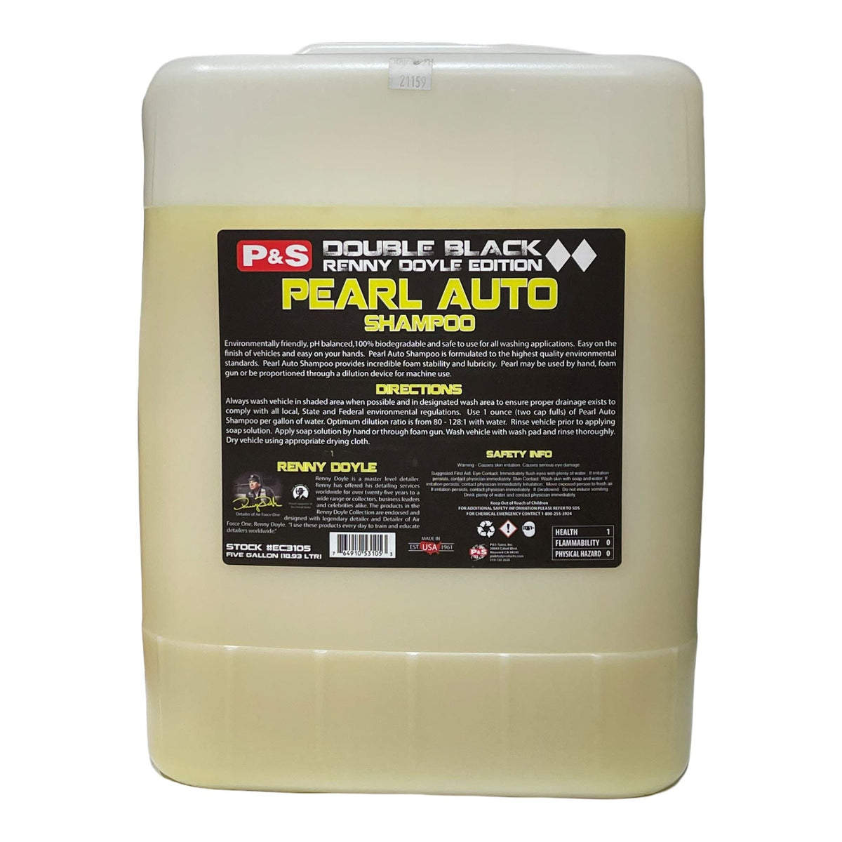 P&S Wash And Wax 5 Gallon, Concentrated Car Wash Shampoo