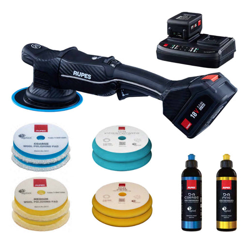 RUPES® BigFoot iBrid HLR21 Cordless Polisher Basic Kit | 6" 21mm 2 Batteries Polishers & Buffers Rupes® 