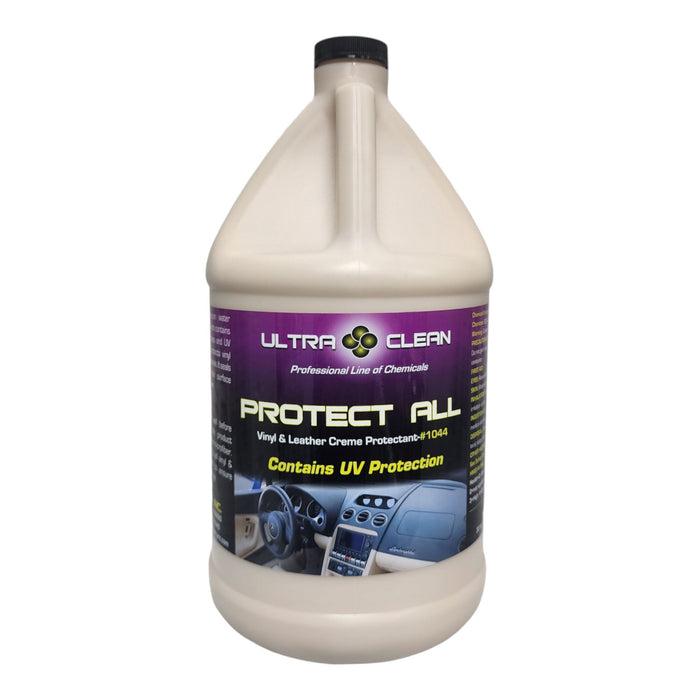 Ultra Clean® Protect All | Leather & Vinyl Creme UV Protectant #1044 Leather Conditioner Ultra Clean Car Care 1 Gallon 
