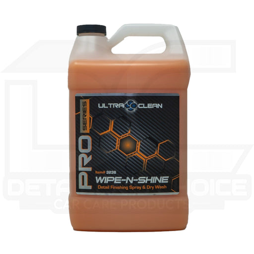 Ultra Clean® Wipe N Shine - Detail Finishing Spray & Dry Wash Spray Wax Ultra Clean Car Care 128oz 
