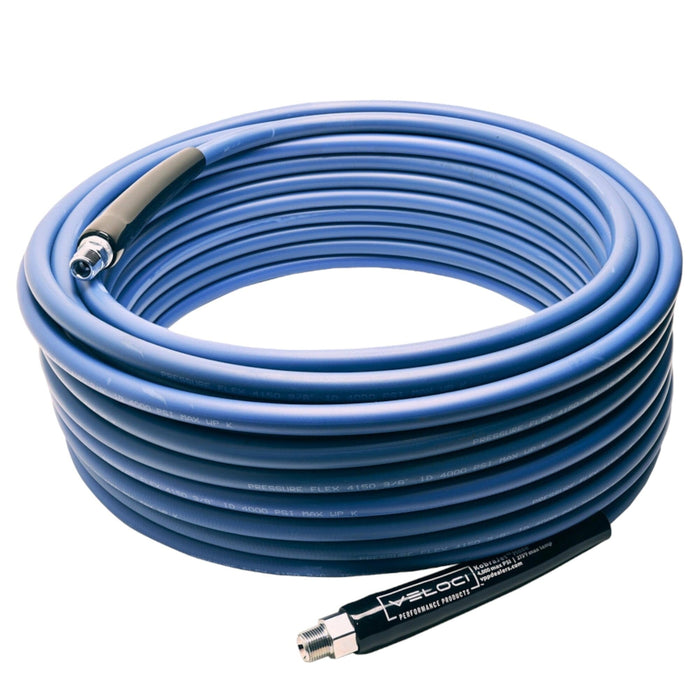 Veloci Performance Products | 3/8" KobraJet Smooth Blue 4,000 PSI Pressure Hose Pressure Hose Veloci Performance Products 100 Ft. 
